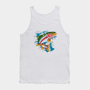 Trout fish Tank Top